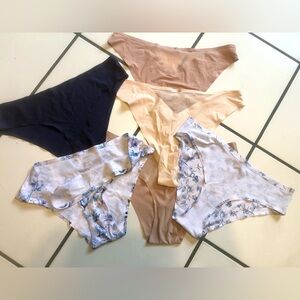 Victorias Secret and Catherine Malandrino poly/spandex ladies size Large panties